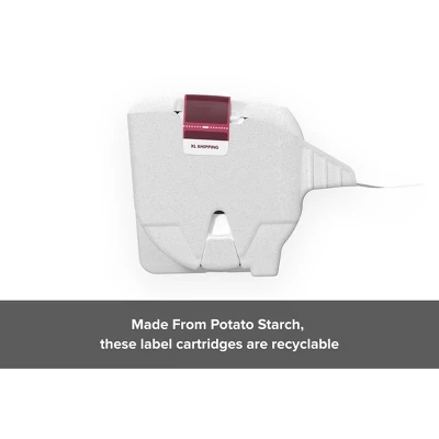 Zebra ZSB Series Shipping Labels - Potato Starch-Based, Recyclable Label Cartridge - Versatile, Cloud-Based Adhesive Labels For Printer - 4x6" 1 Zebra ZSB Series Shipping Labels - Potato Starch-Based, Recyclable Label Cartridge - Versatile, Cloud-Based Adhesive Labels For Printer - 4x6"