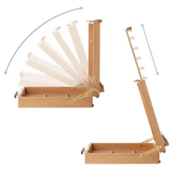 7 Elements Wooden Tabletop Art Easel With Storage Sketchbox -Smart Stationery Deals Store GUEST e7c83071 d956 4239 8700 e8eda35ac576