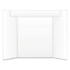 Eco Brites Too Cool Tri-Fold Poster Board 24 X 36 White/White 27367