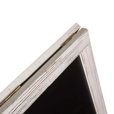Flash Furniture Canterbury Vintage Wooden A-Frame Magnetic Indoor/Outdoor Chalkboard Sign, Freestanding Double Sided Extra Large Message Board 6 Flash Furniture Canterbury Vintage Wooden A-Frame Magnetic Indoor/Outdoor Chalkboard Sign, Freestanding Double Sided Extra Large Message Board - Image 6