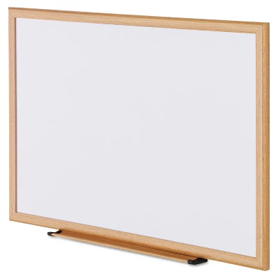 UNIVERSAL Dry Erase Board Melamine 36 X 24 Oak Frame 43619 2 UNIVERSAL Dry Erase Board Melamine 36 X 24 Oak Frame 43619 - Image 2