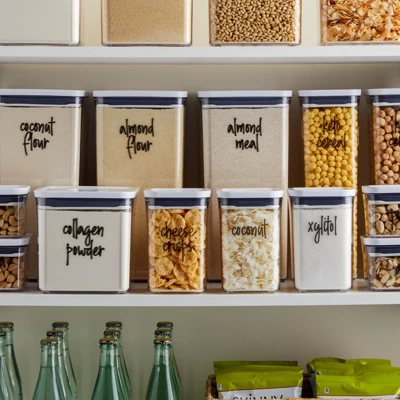 Talented Kitchen 170 Pack Script Keto Diet Ingredients Pantry Label Stickers For Food Storage Container, Jar & Canisters 2 Talented Kitchen 170 Pack Script Keto Diet Ingredients Pantry Label Stickers For Food Storage Container, Jar & Canisters - Image 2