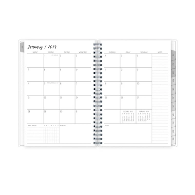 Ivory Paper Co 2024 Planner With Notes Pages 8.625"x5.875" Weekly/Monthly Wirebound Frosted Cover Wyatt Gray 5 Ivory Paper Co 2024 Planner With Notes Pages 8.625"x5.875" Weekly/Monthly Wirebound Frosted Cover Wyatt Gray - Image 5