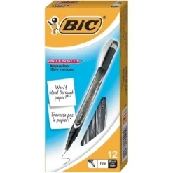 Bic Intensity Permanent Marker Pen .5mm Fine Black Dozen FPIN11BK -Smart Stationery Deals Store GUEST ec97d092 c7ae 4d35 be12 80771d4758ca