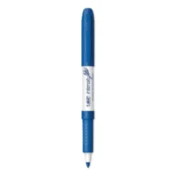 Bic Great Erase Grip Fine Point Dry Erase Marker Blue Dozen GDE11BE