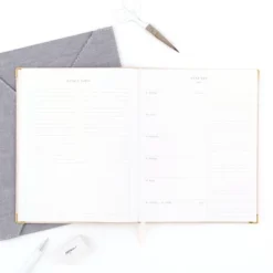 Sugar Paper Essentials 2024 Planner 10.125"x8.125" Weekly/Monthly Flax Cream Fabric -Smart Stationery Deals Store GUEST fee58397 d27b 4df8 8d3f 284a93db7dc0